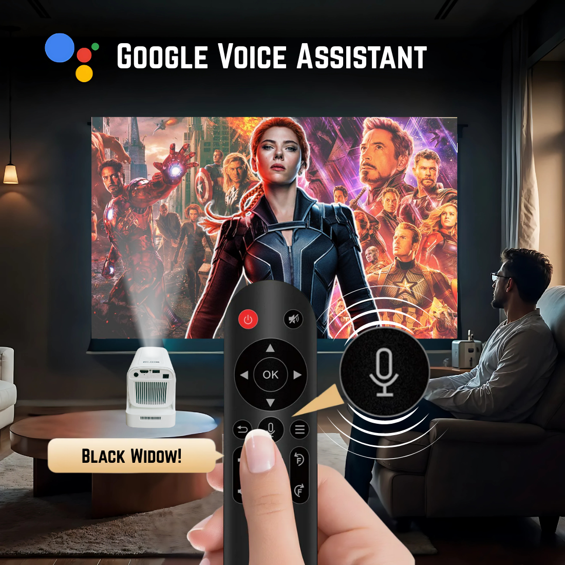 Glide 360 4k Ultra HD Projector - Image 2