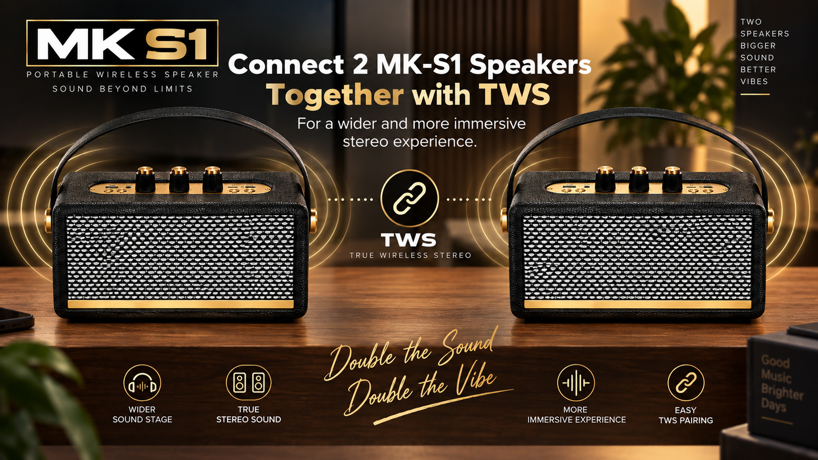 MK-S1 portable Bluetooth speaker