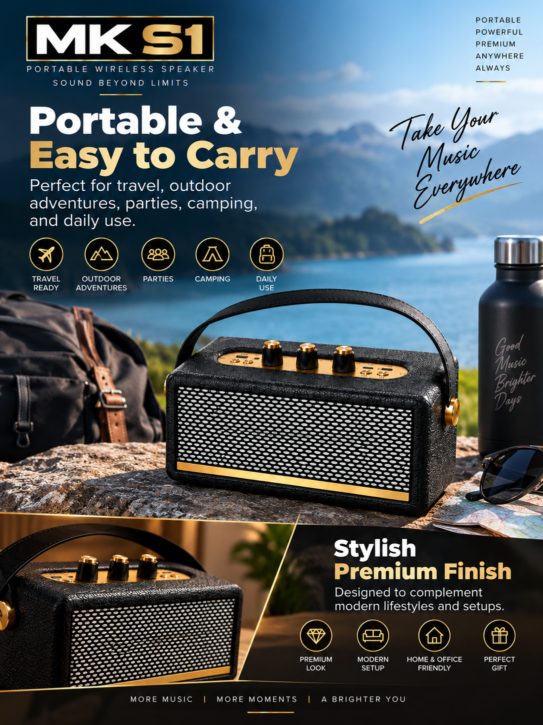 MK-S1 portable Bluetooth speaker