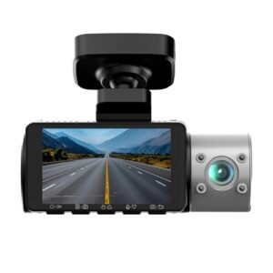 BeamX 3-Channel Dash Cam for Car | Front 4K + Rear 1080P + Cabin 1080P | GPS, 5.8GHz WiFi | Sony IMX415 Night Vision | Parking Mode, Loop Recording | Supports 256GB