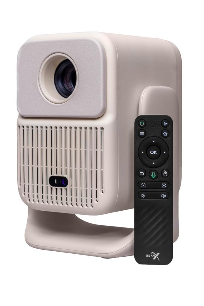 Glide 360 Max Smart Projector Native 1080P, 4K HDR Support, 450 ANSI Lumens, Android 12, Auto Focus & Auto Keystone